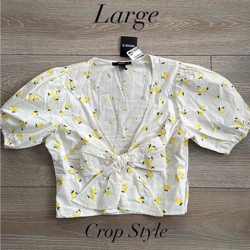 Forever 21 Lemonade Crop Top
